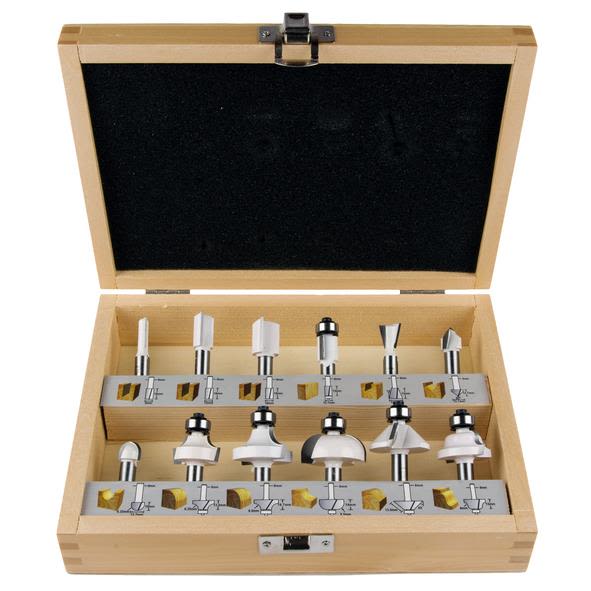 Makita D-53556 Fresesett 12 deler, 8 mm