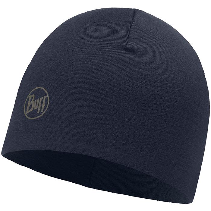 Buff Merino Wool Thermal Kasket mørkeblå