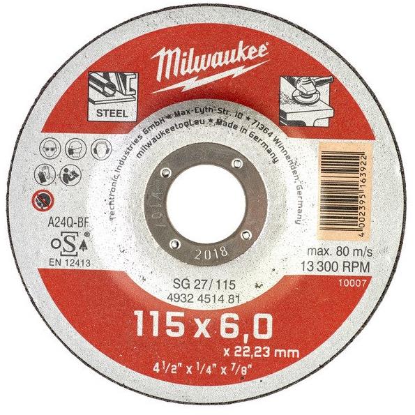 Milwaukee SG 27 Contractor Kapskiva 115x6 mm