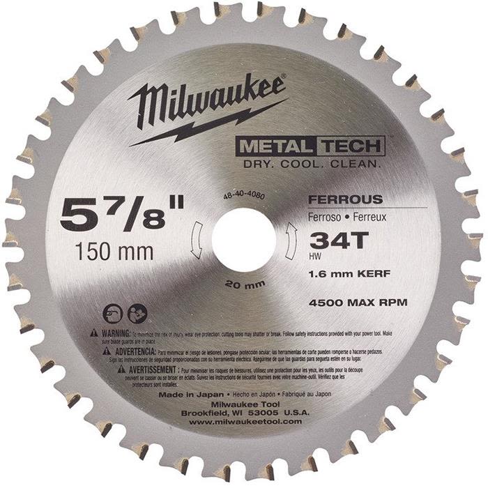 Milwaukee 48404080 Sågklinga 150x20mm, 34T