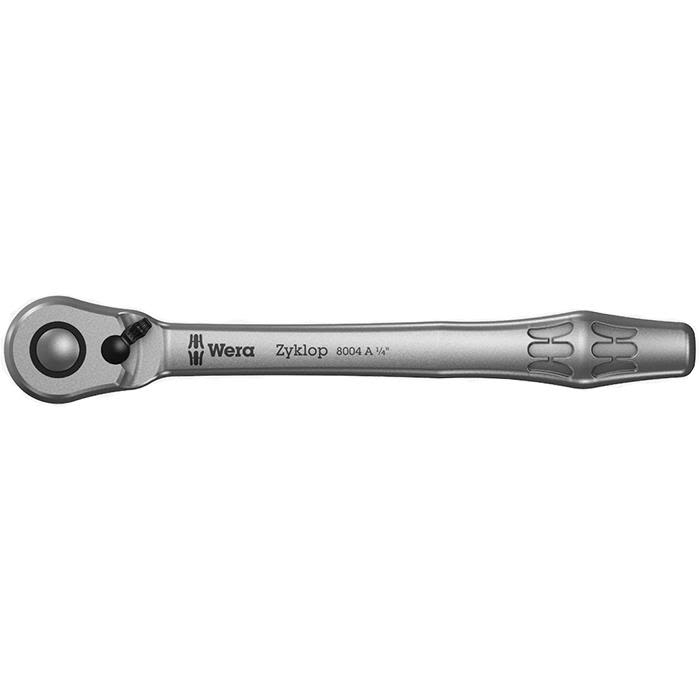Wera 8004 A, Pipenøkkel, 1 stykker, Kromfarget, CE, Skrallehåndtak, 1 stykker