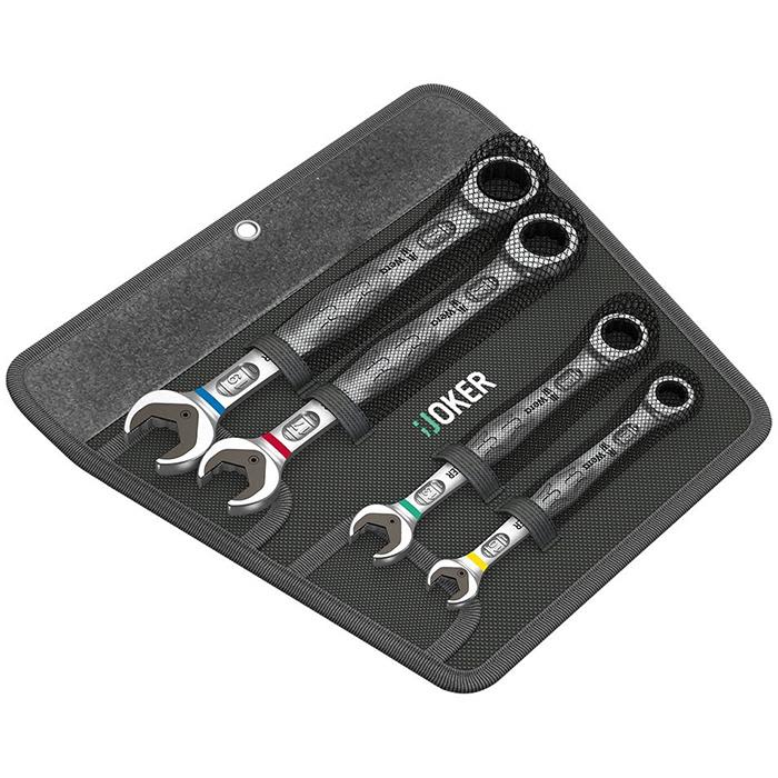 Wera Joker 073290 U-ring-skraldenøglesæt 4 dele