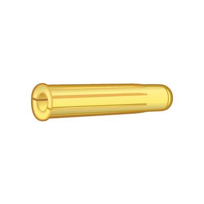 ESSVE TG Plastplugg Gul, 100-pakning 5,5x25mm