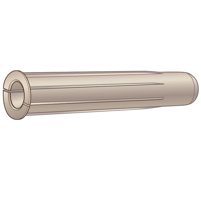 ESSVE TG Plastplugg Grå, 50-pakning 14x70mm