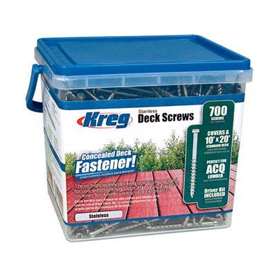 Kreg SDK-C2SS-700 Skrue 51 mm, rustfri 700-pakning