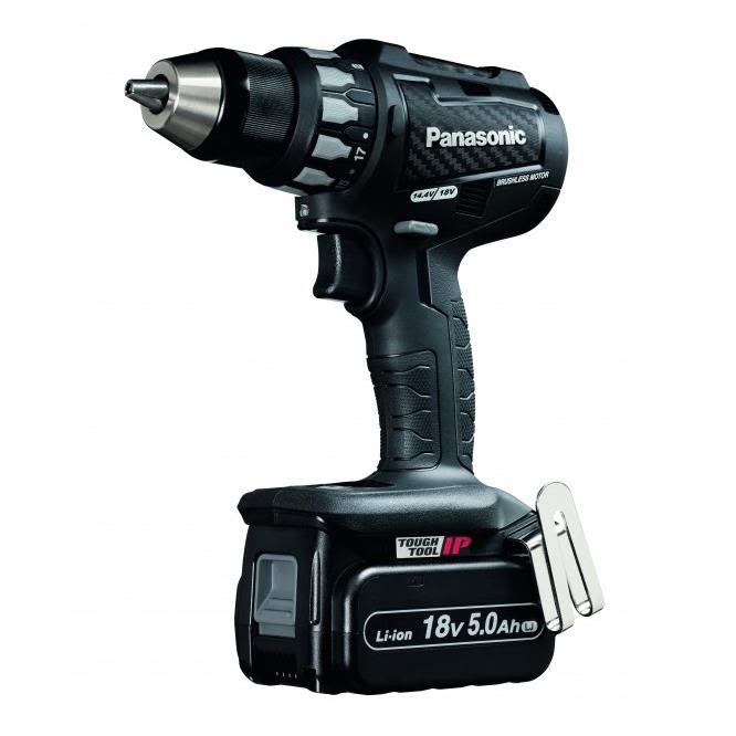 Panasonic EY74A2LJ2G32 Borskrutrekker med 2 stk 5,0 Ah batterier og lader