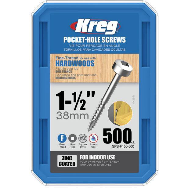 Kreg SPS-F150-500 Skrue 38 mm 500-pakning