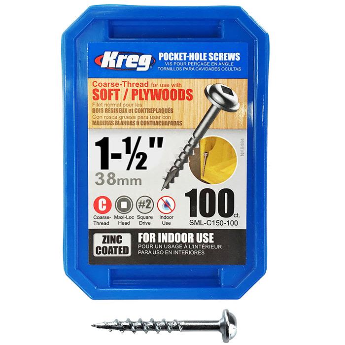 Kreg SML-C150-100 Skrue 38 mm 100-pakning