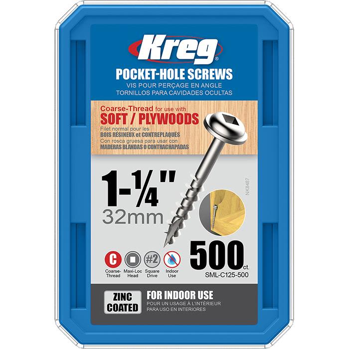 Kreg SML-C125-500 Skruv 32 mm 500-pack