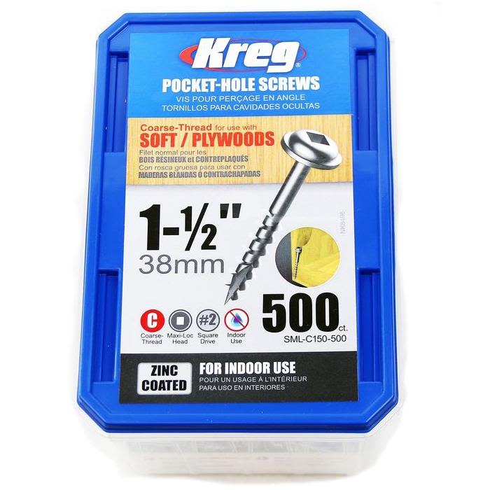 Kreg SML-C150-500 Skrue 38 mm 500-pakning
