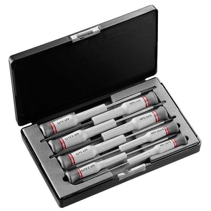Facom AEF.J3 Skrutrekkersett 8 deler Micro-Tech, 8 deler