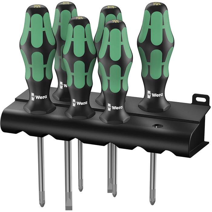 Wera 335/350/355/6 Skrutrekkersett 6 deler
