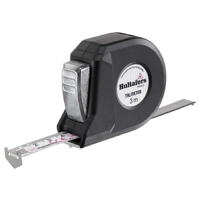 Båndmål 3m - Hultafors talmeter 3 meter, Kl. II