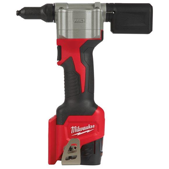 Milwaukee M12 BPRT-201X Popnitpistol med batteri och laddare