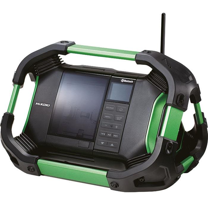 HiKOKI UR18DSDL Byggradio med Bluetooth, utan batteri och laddare