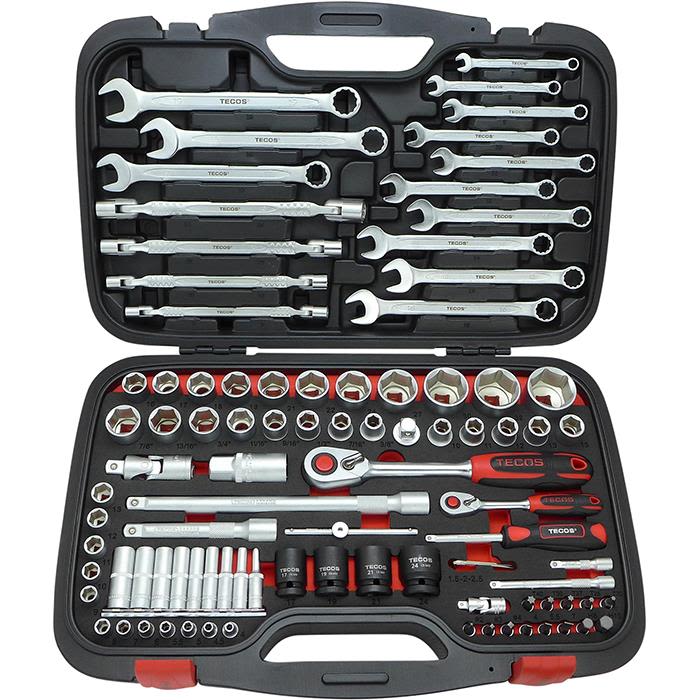 Tecos T-2094 Hylsnyckelsats 94 delar, 1/2