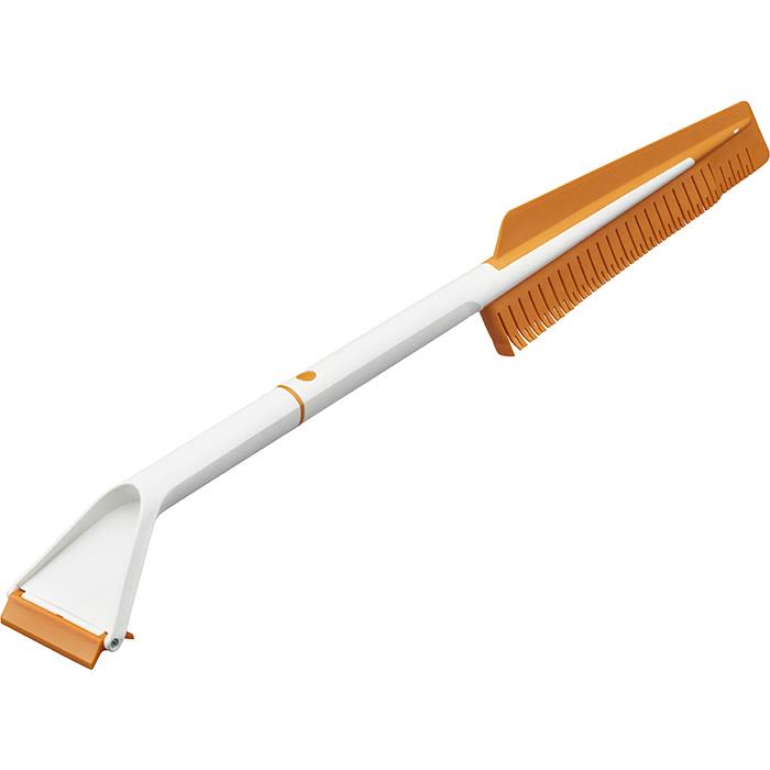 Fiskars Snow Expert 1019352 Snöborste med isskrapa, vit