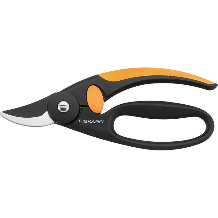 Fiskars - Fingerloop rosesaks softgrip sideskjær svart