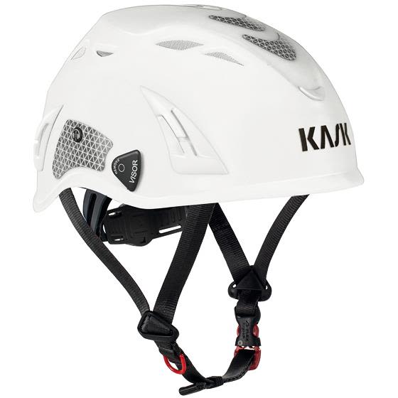 KASK PLASMA HI VIZ Sikkerhedshjelm med refleks hvid
