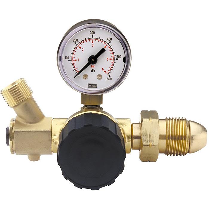 Sievert 308311 Regulator med regulerbart trykk, ventil, manometer