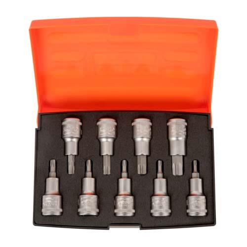 Bahco S9TORX Bitspipesett 9 deler, 1/2"