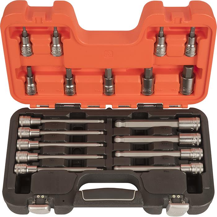 Bahco S18HEX Bitshylssats 18 delar, 1/2