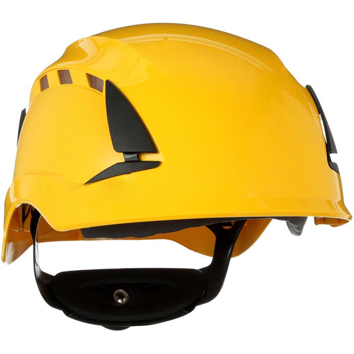 3M SecureFit X5502V Vernehjelm ventilert Gul