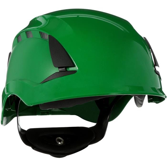3M SecureFit X5504V Suojakypärä Ilmastoitu Vihreä