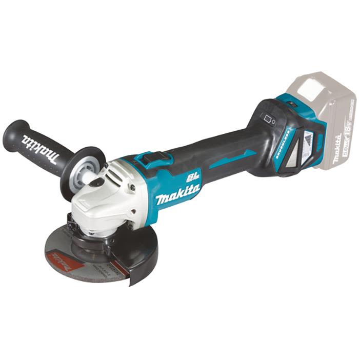 Makita DGA512ZU Vinkelslip Ø125 mm, utan batteri och laddare