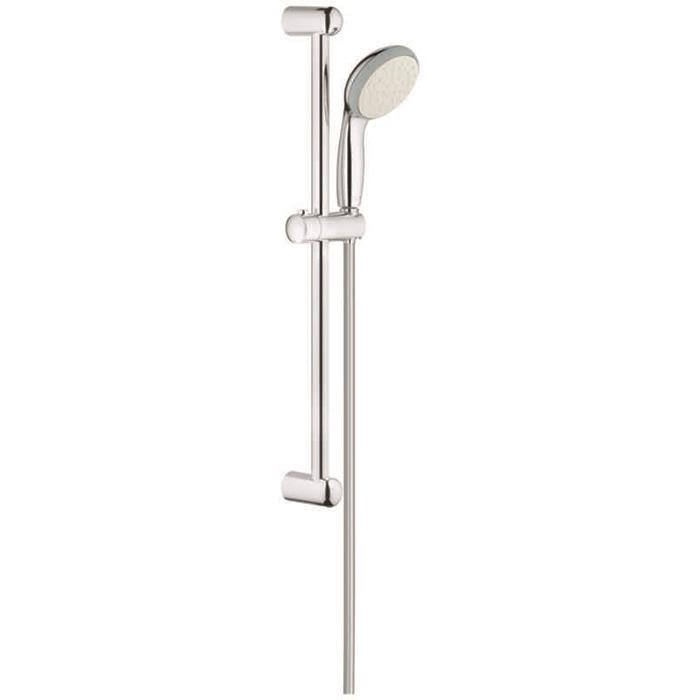 Grohe Vitalio Go 100 Duschset Ø 100 mm, 1-strålig, krom, 1,75 m slang