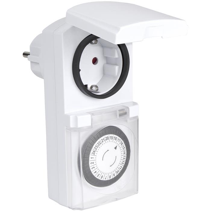 Gelia 4055340241 Klockströmbrytare jordad, kapslad, dygn