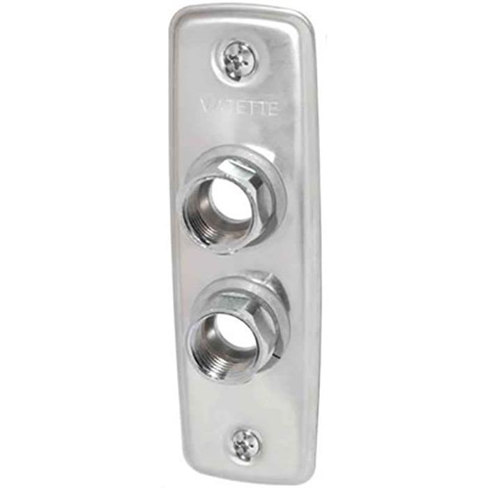 Vatette FG0125253 Väggbricka 2-håls, 16 mm