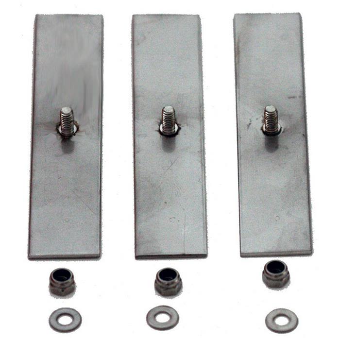 Design4Bath TBD-0110 Montagebricka för duschprofiler, 3-pack