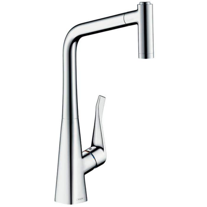Hansgrohe Metris 2-jet Kjøkkenbatteri med uttrekkbar tut