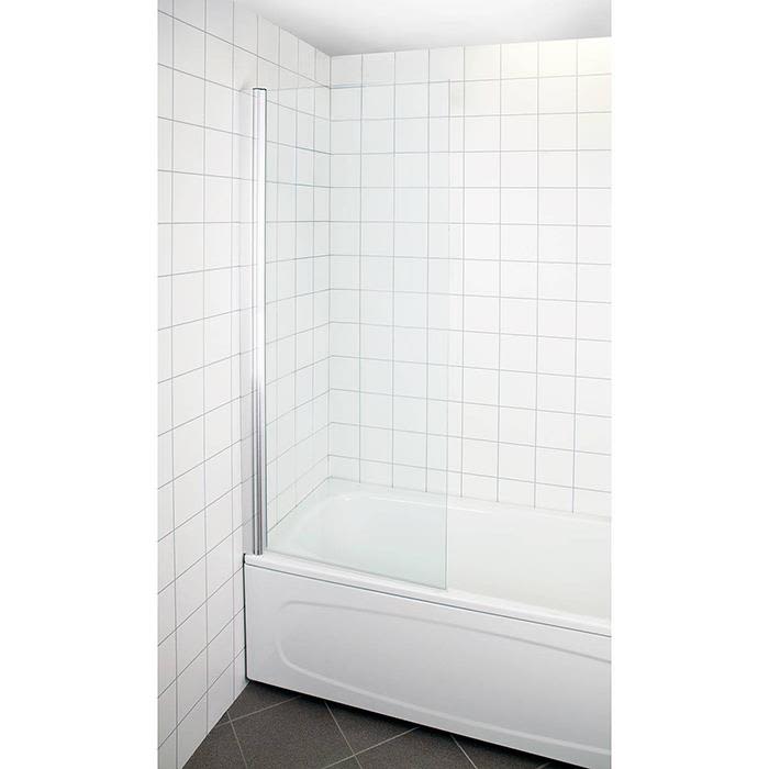 Arrow Bath Badkarsvägg vändbar, klarglas, 1500 x 800 mm