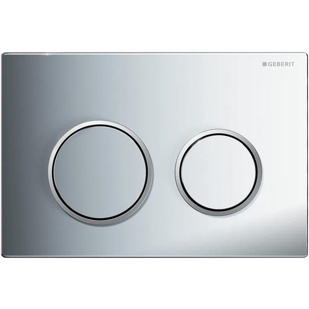 Geberit Omega 20 Betjeningsplade dobbelt flush Mat krom