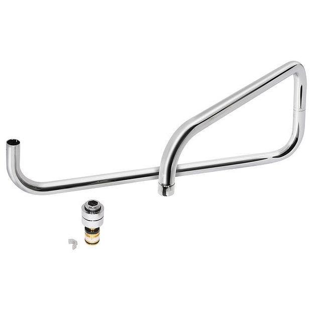 Gustavsberg GB41630151 Utloppspip för duschblandare, dubbelledad, svängbar