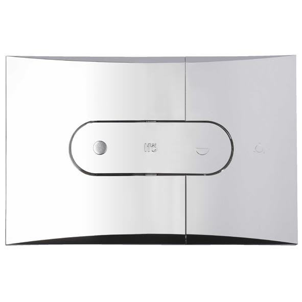 Ifö Sign 96851 Frontlucka dubbelspolning, blank krom