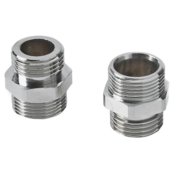 Trio Perfekta 970538 Övergångsnippel M22x1,5 x G15 utv. gänga, 2-pack