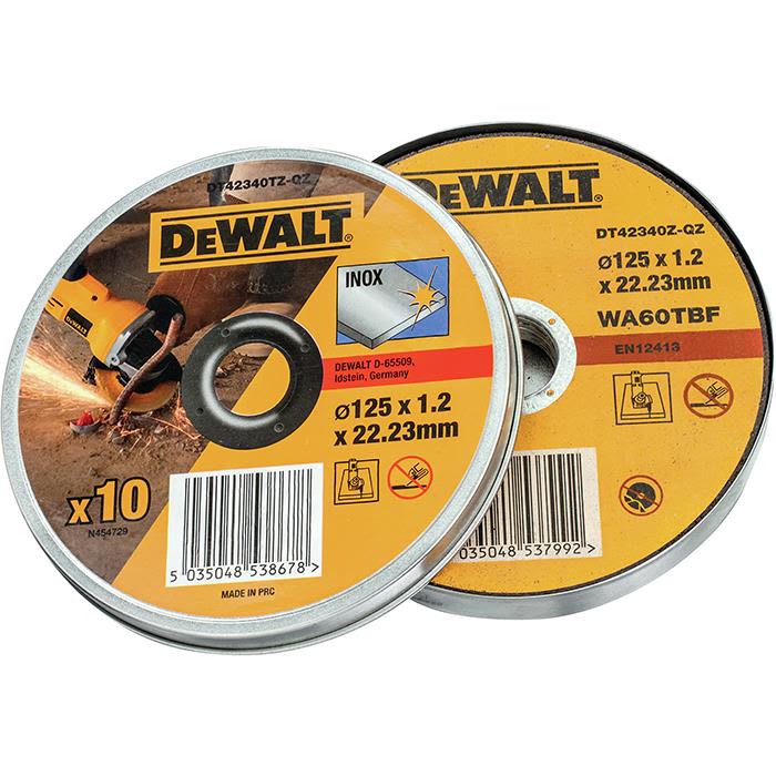 Dewalt DT42340TZ Kappeskive fast cutting, 10-pakning