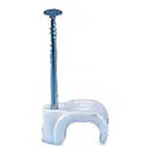 Gelia 050400105 Ledningshållare oval, vit, 3-5 mm, 100-pack