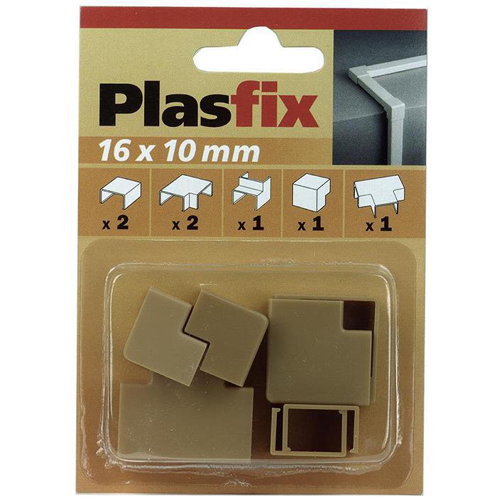 Plasfix 3420-3G Skarv- och hörnbit till Plasfix, 16 x 10 mm Ekfärgad