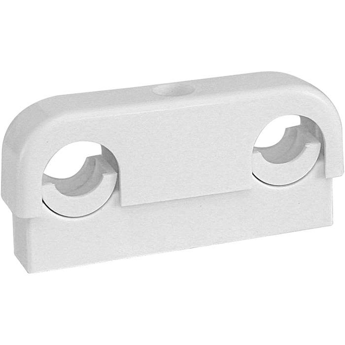 Faluplast Original 16500 Rörklämma dubbel, 12-22 mm, vit