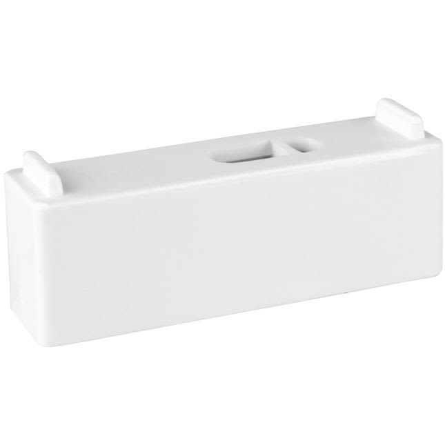 Faluplast 16220 Distanskloss 20 x 60 mm, för enkel/dubbelklämma, vit