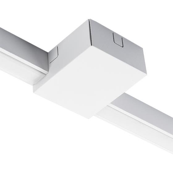 SG Armaturen 7401070 Elanslutning till ZIP-skena, vit