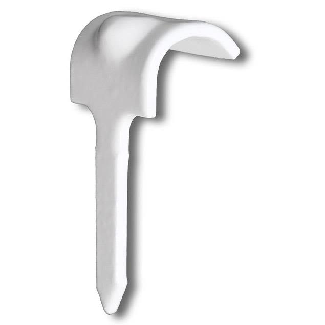 Letti 8-25P Klammer elförzinkad, plastbeläggning, 200-pack