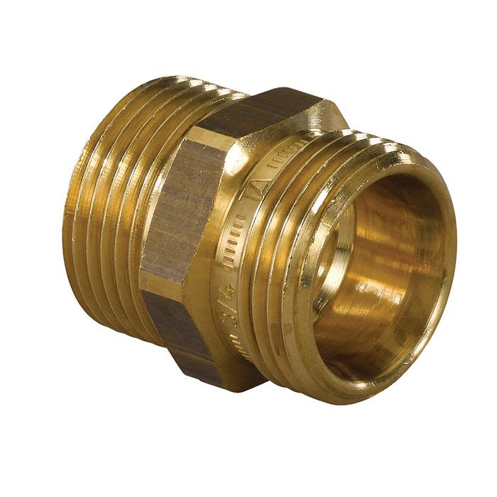 Uponor 2417913 Dubbelnippel G20, utv. gänga