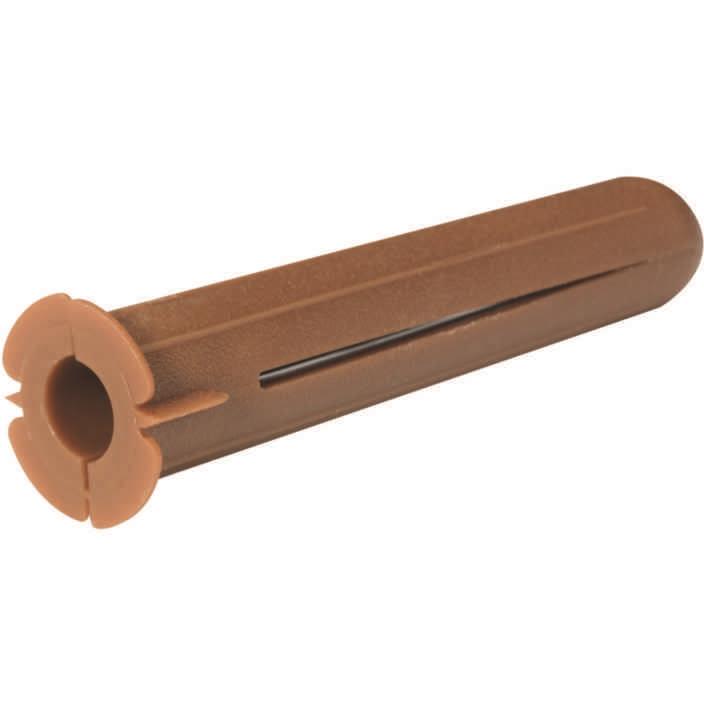 Schneider Electric 1005016 Plugg løse, 8 x 40 mm, brun, 100-pakning