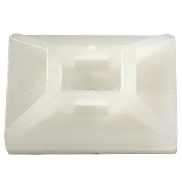 Hellermann Tyton MB34A Ankare självhäftande, 28 x 28 mm, naturell, 100