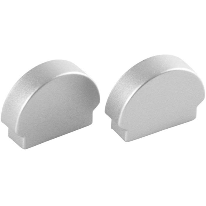 Hide-a-Lite Curl Endestykke til aluminiumsprofiler, 2-pakk